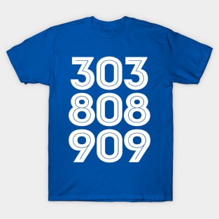 303, 808, 909 Synth Drum Machine - DJ Design T-Shirt